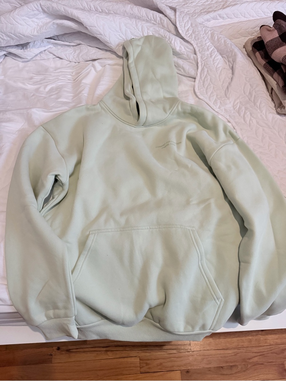 COMFRT Oversized Mint Green Hoodie Sweatshirt - Women